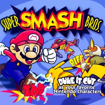 Super Smash Bros cover